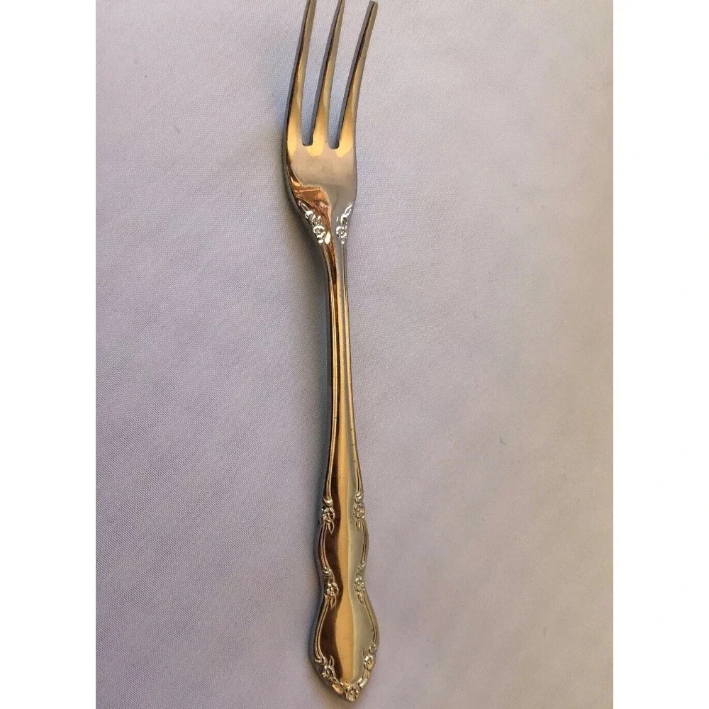 Excel‎ 18-0 Stainless Steel Silverware Cocktail Seafood Fork 6